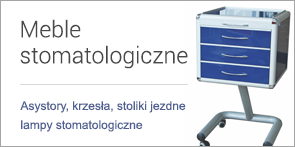 Meble stomatologiczne asystory krzesła stoliki jezdne lampy